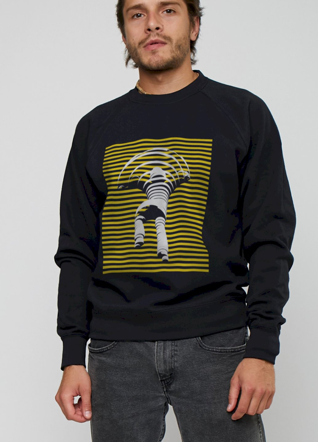 Черный свитшот мужской YAPPI (198688730)