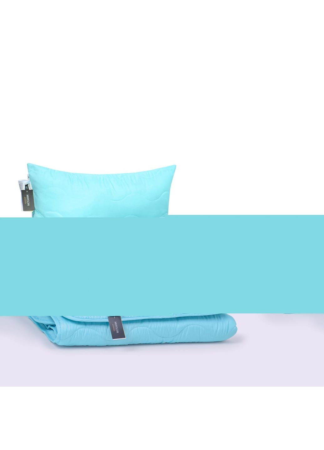 Одеяло MirSon Набор с Тенсель Всесезонный №1670 Eco Light Blue Одеяло + по (2200002657631) No Brand (254007678)