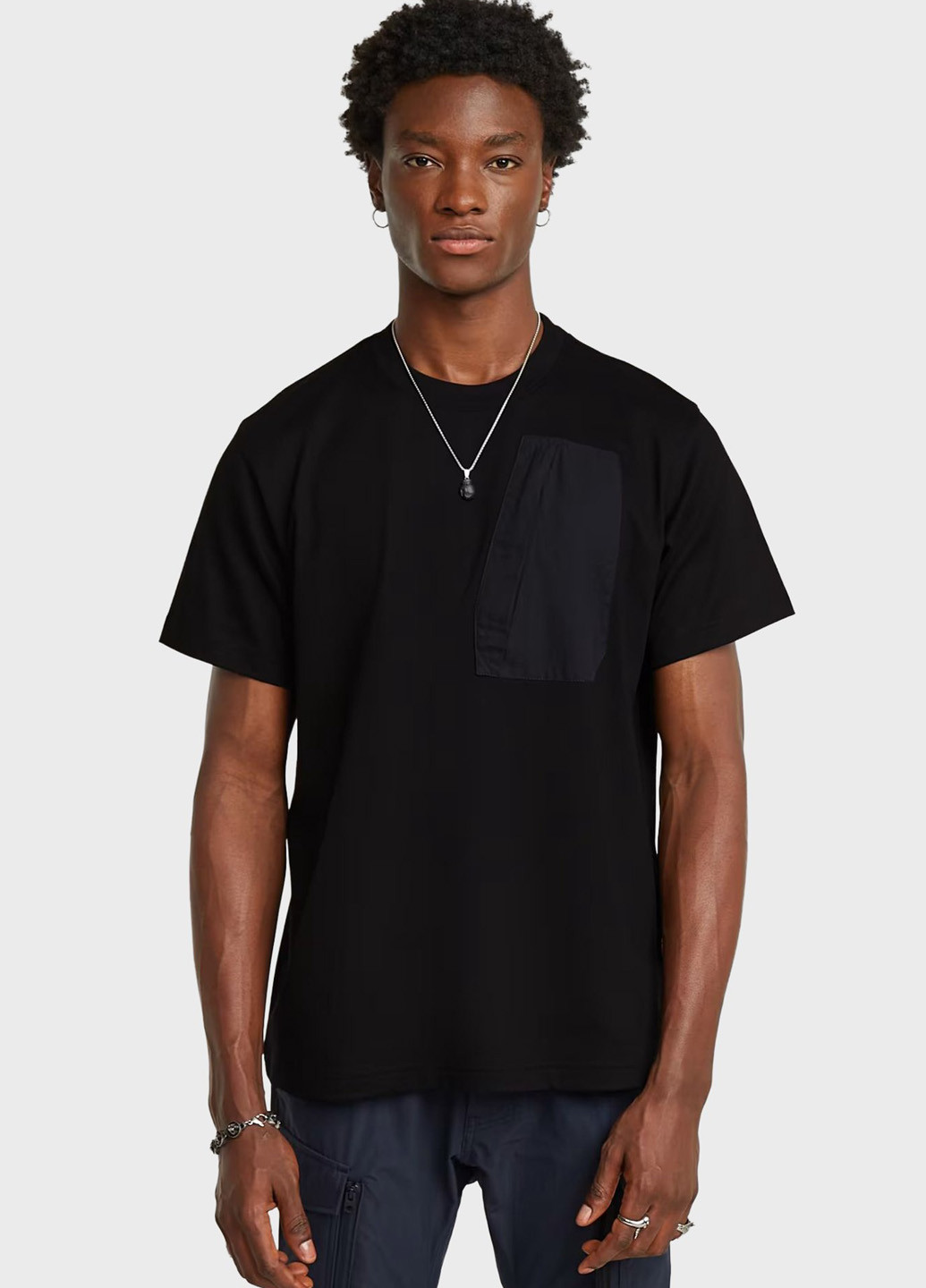 Чорна футболка G-Star Raw