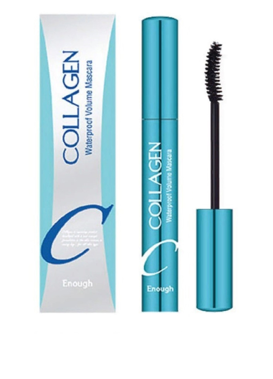 Тушь для ресниц водостойкая с коллагеном, 9 мл ENOUGH (154554959)