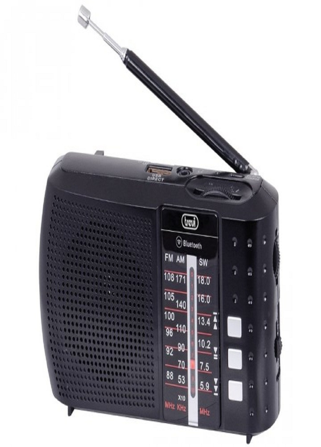 Радіоприймач акумуляторний ICF-8BT з акумулятором 18650 Чорний Golon (253587860)