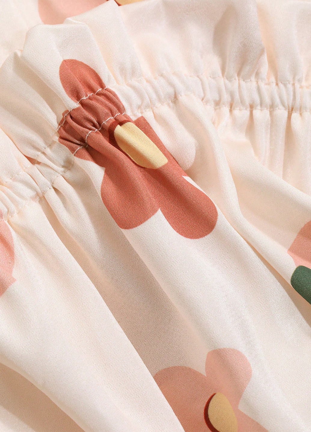 Кремовая всесезон пижама (лонгслив, брюки) лонгслив + брюки SHEIN