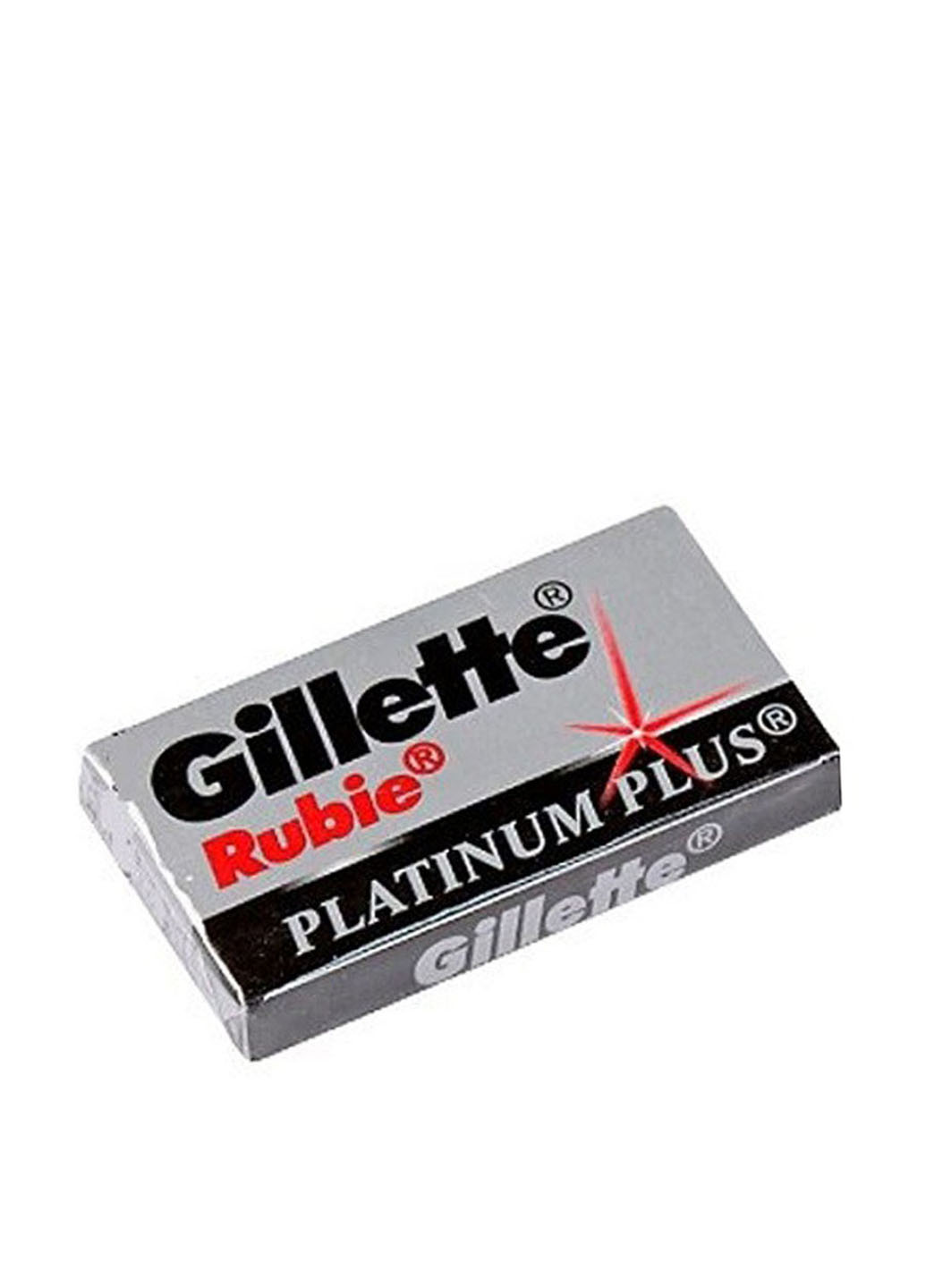 Лезвия для безопасных бритв Rubie Platinum Plus (5 шт.) Gillette (69674607)