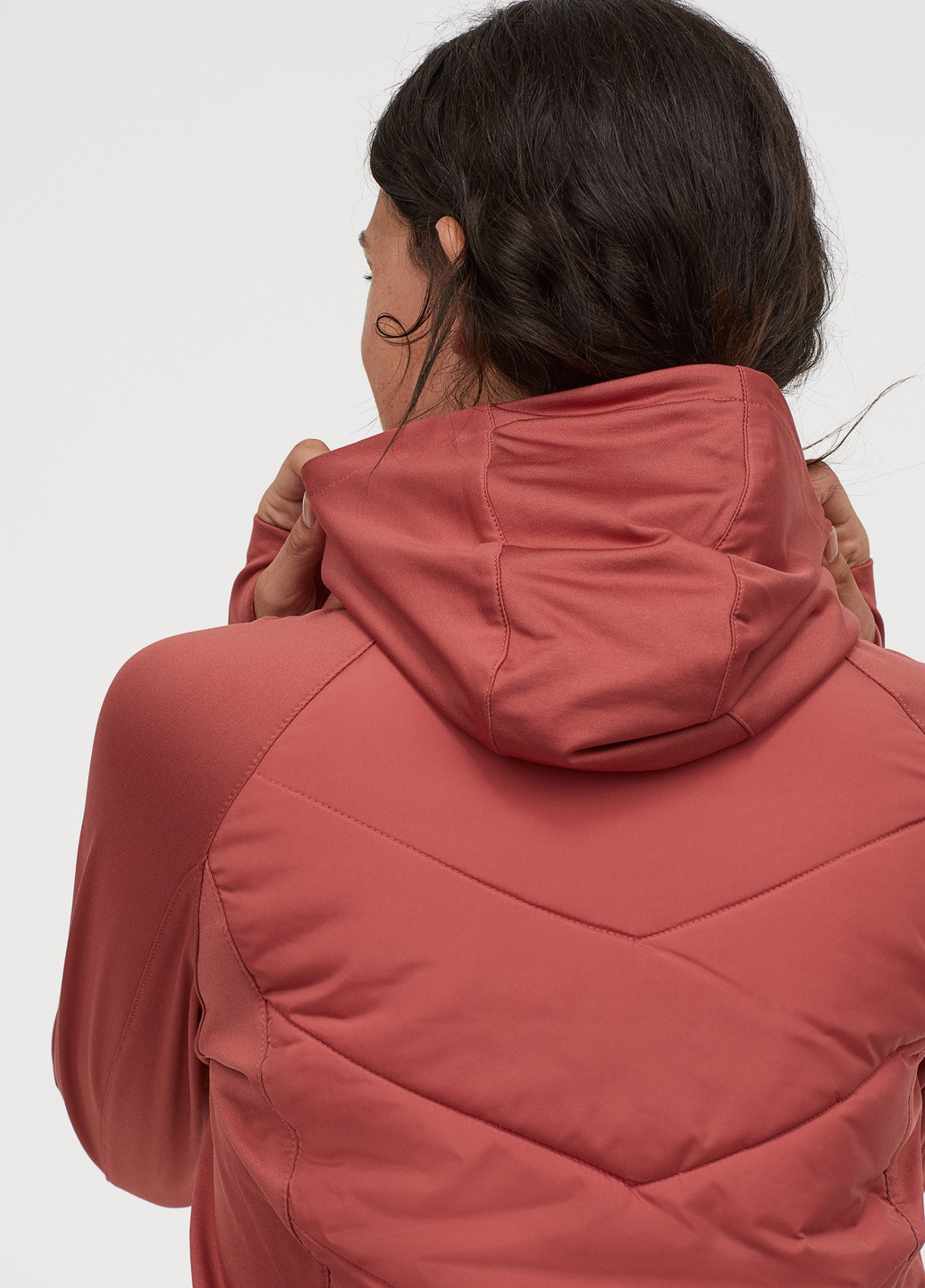 Светло-бордовая демисезонная куртка H&M