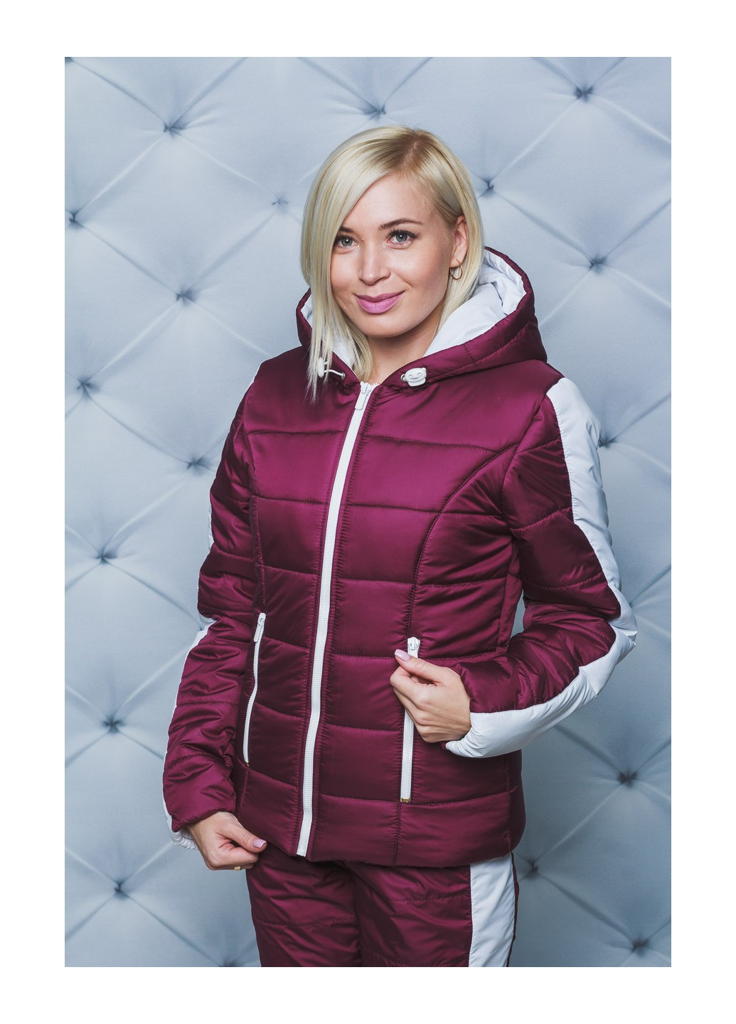 Спортивний костюм 258/10 54 Бордовий Versal (223357267)