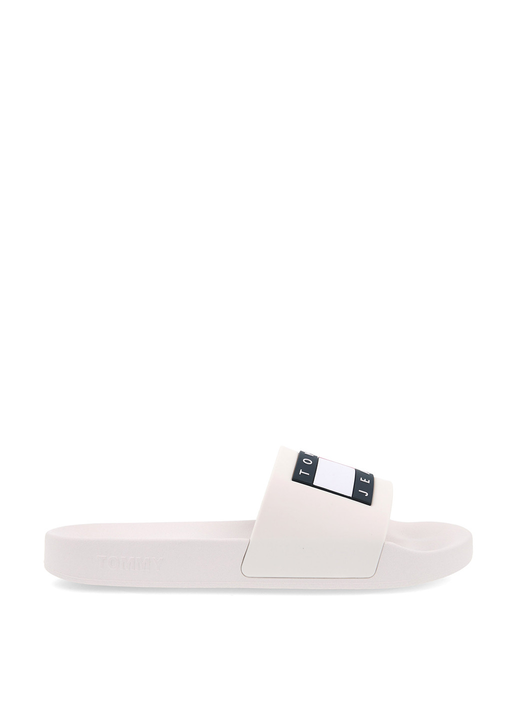 Бежевые шлепанцы Tommy Jeans