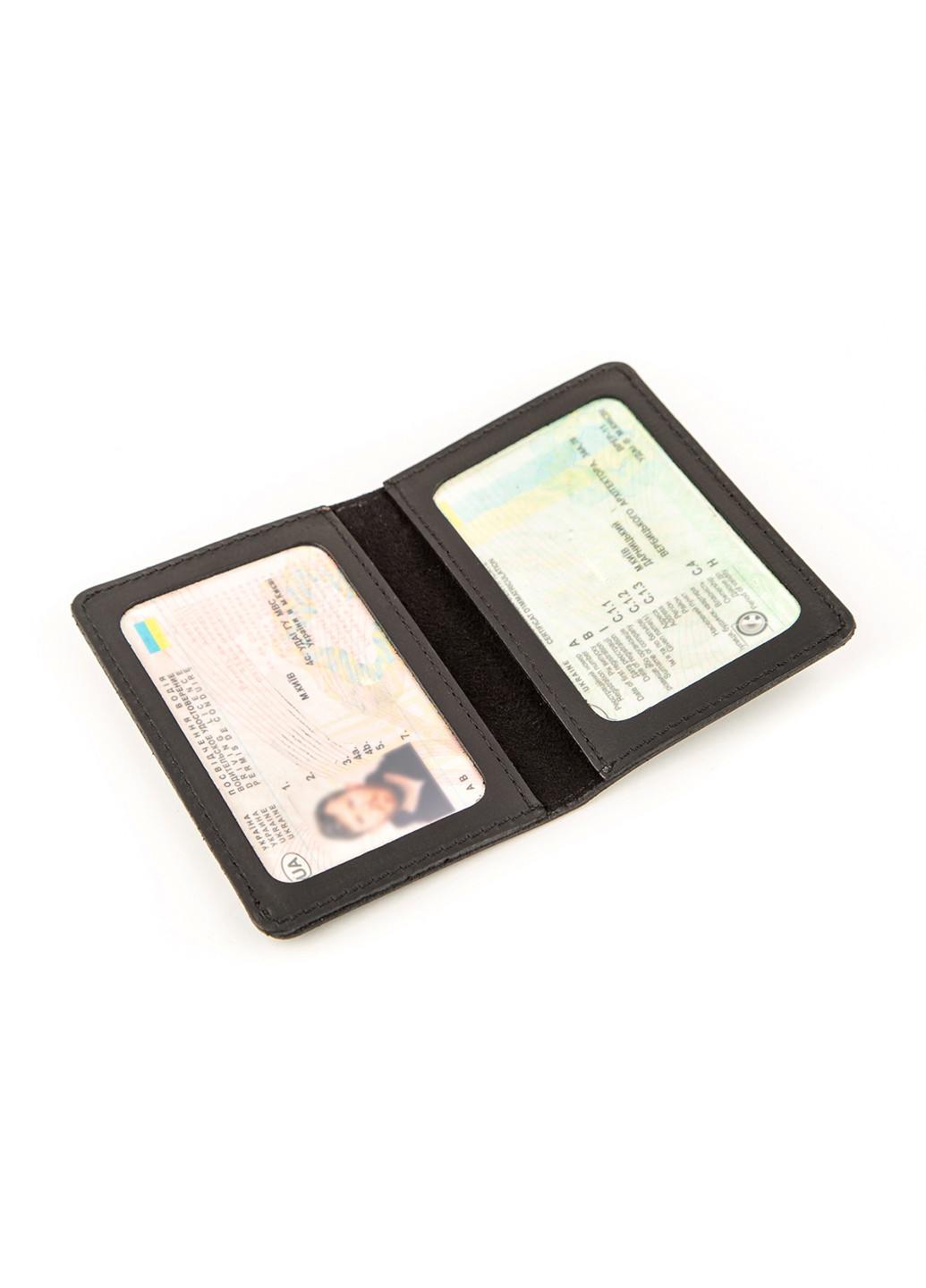 Кожаная обложка на водительские документы 10х7х0,5 см Shvigel (253491023)