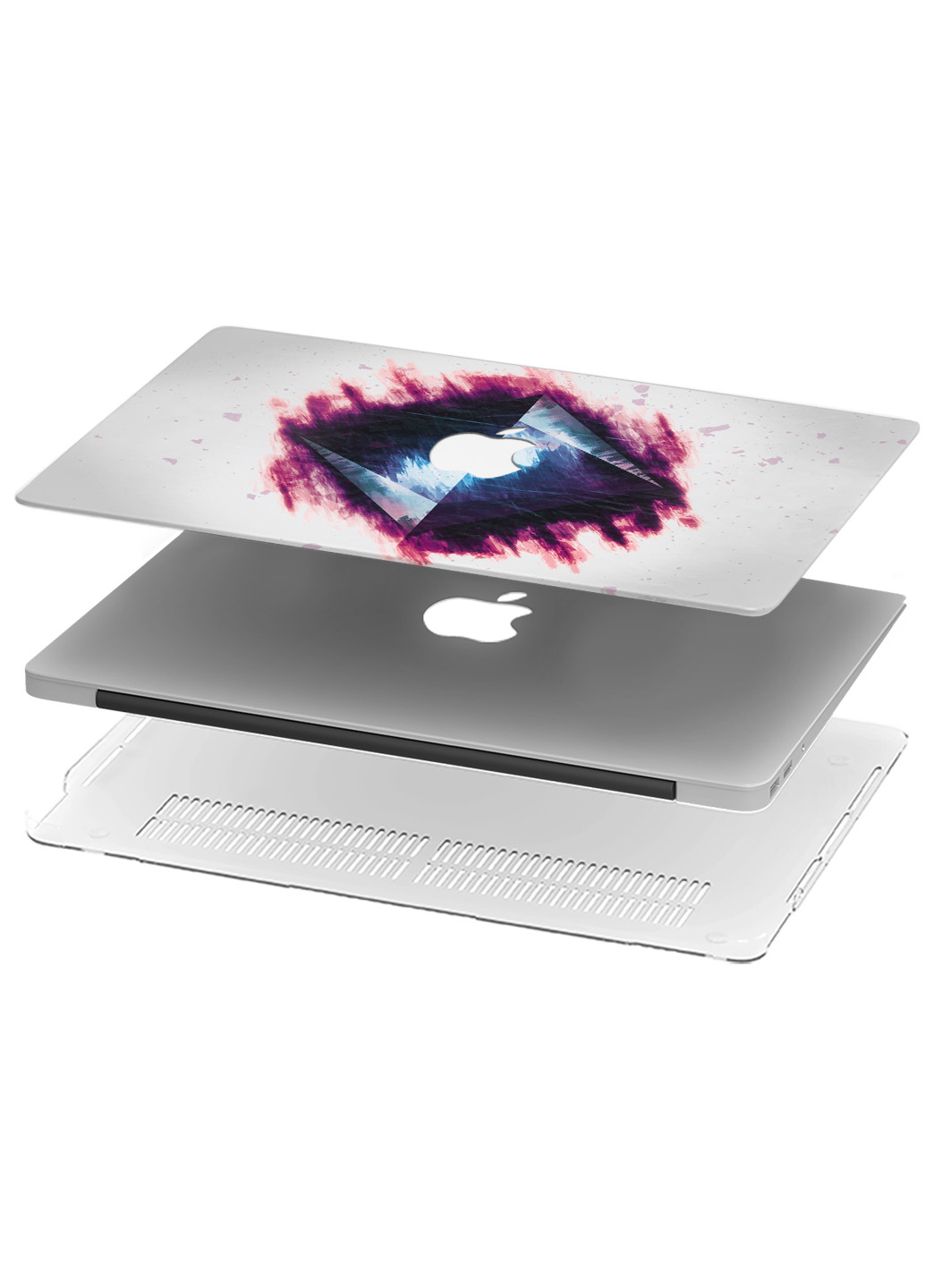 Чехол пластиковый для Apple MacBook Pro 13 A1278 Абстракция (Abstraction) (6347-2148) MobiPrint (218987774)