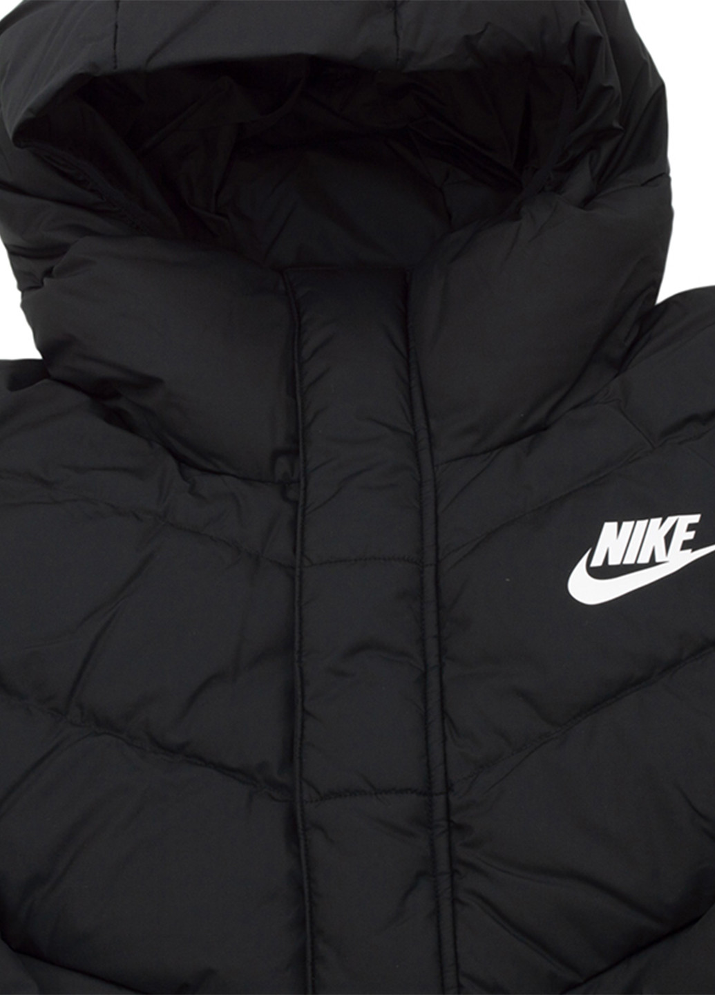 Черный зимний Пуховик Nike