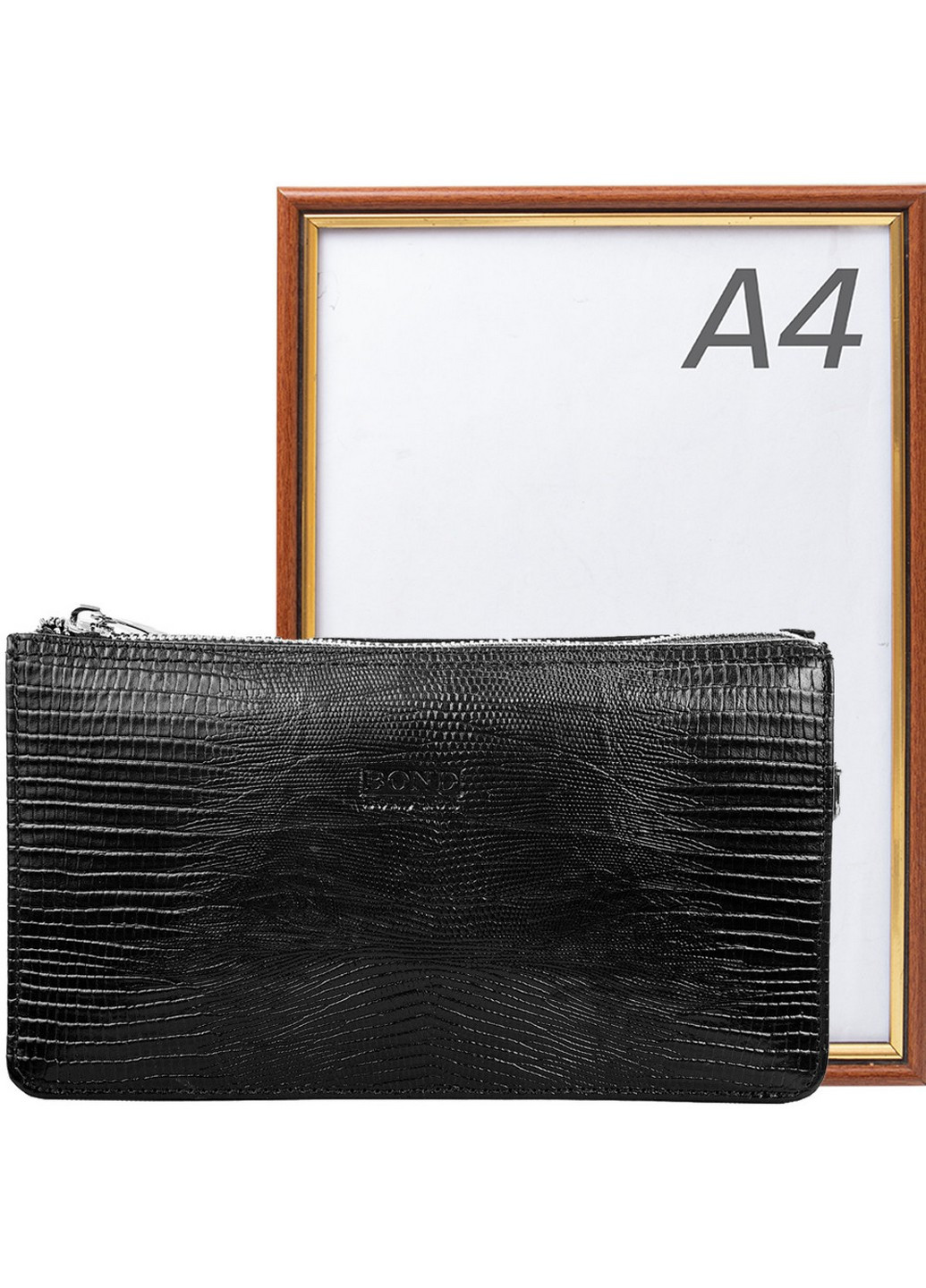 Шкіряна борсетка-гаманець 21х12х3 см Bond (253102447)
