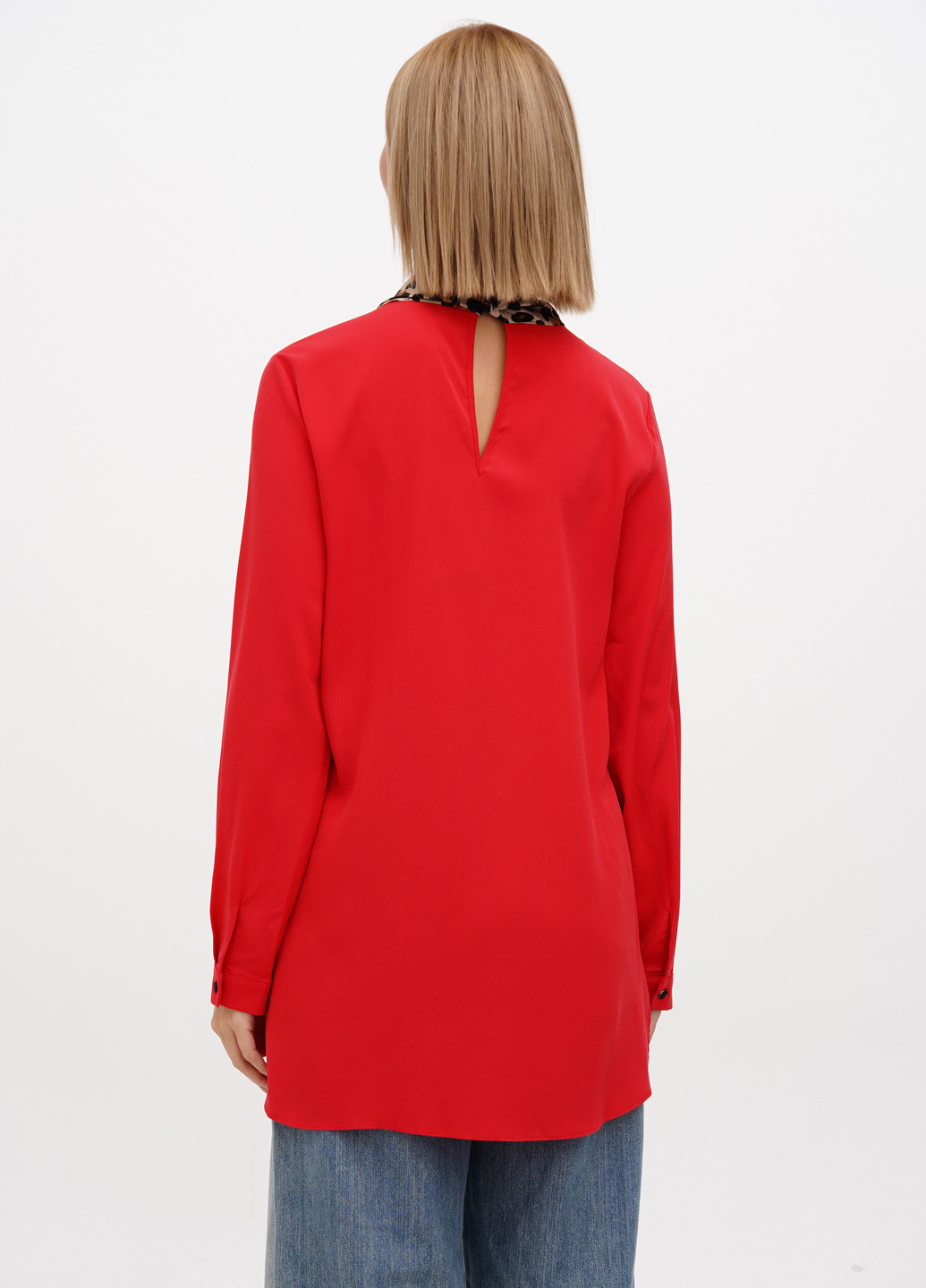Красная блуза Sassofono Club