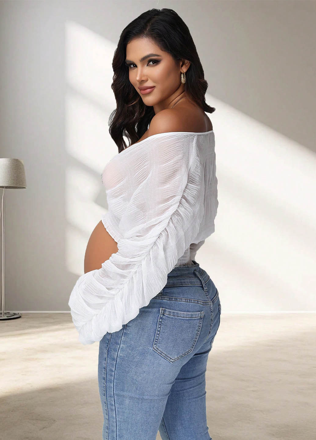 Топ для вагітних SHEIN (366268432)