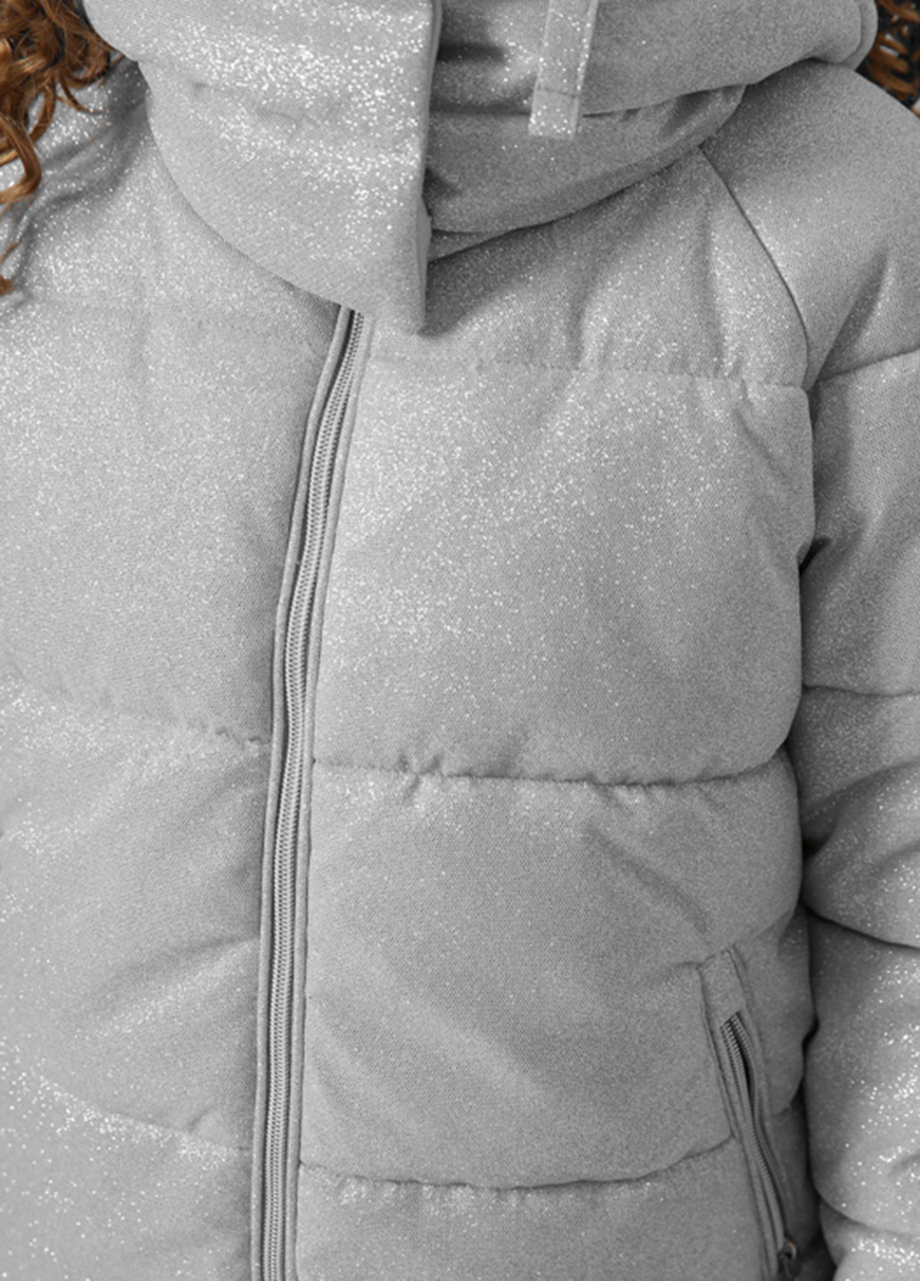 Светло-серая зимняя куртка X-Woyz