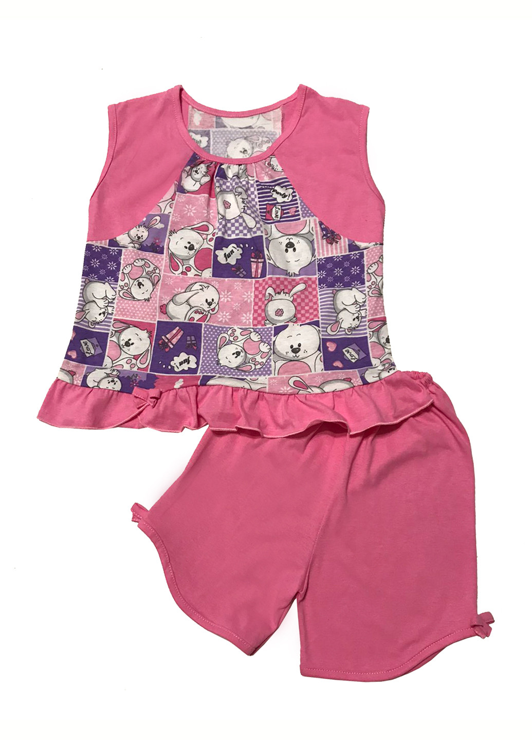 Розовая всесезон пижама BabiesBerries