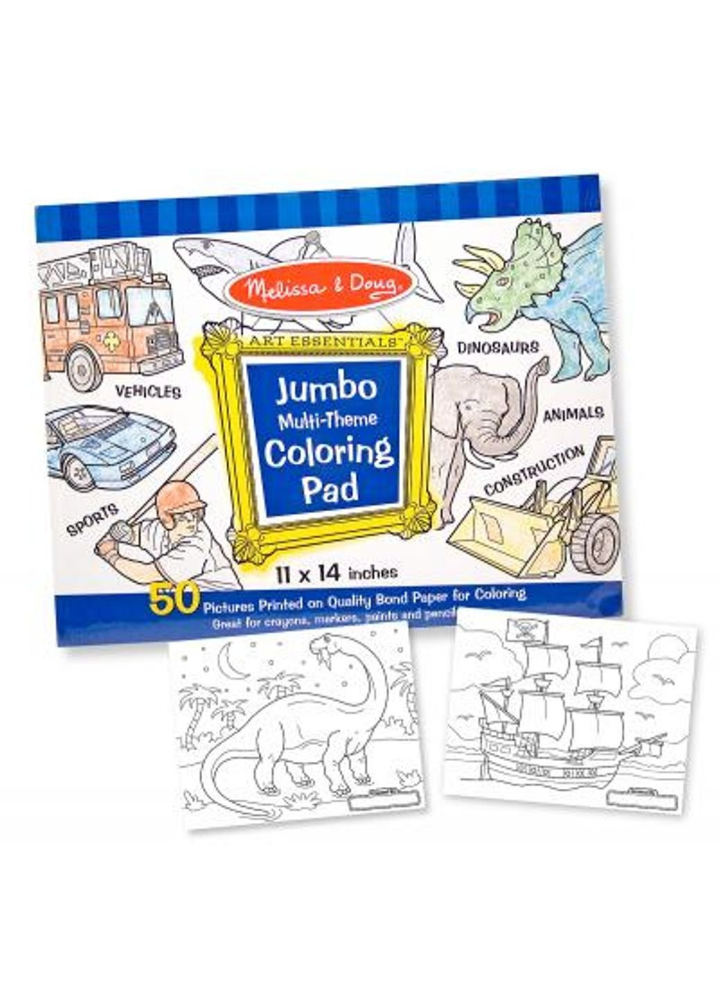 Набор для творчества Альбом раскрасок для мальчиков (MD4226) Melissa&Doug (249596722)