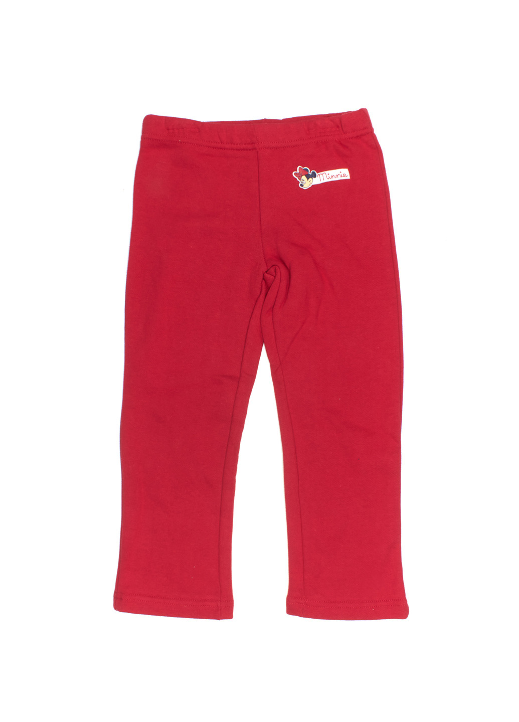 Красный демисезонный костюм (толстовка, лонгслив, брюки 2шт.) брючный Disney