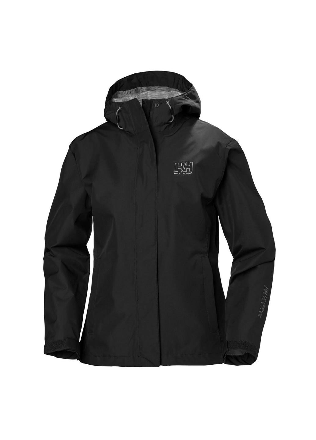 Черная демисезонная куртка 62066-992 Helly Hansen SEVEN J RAIN JACKET