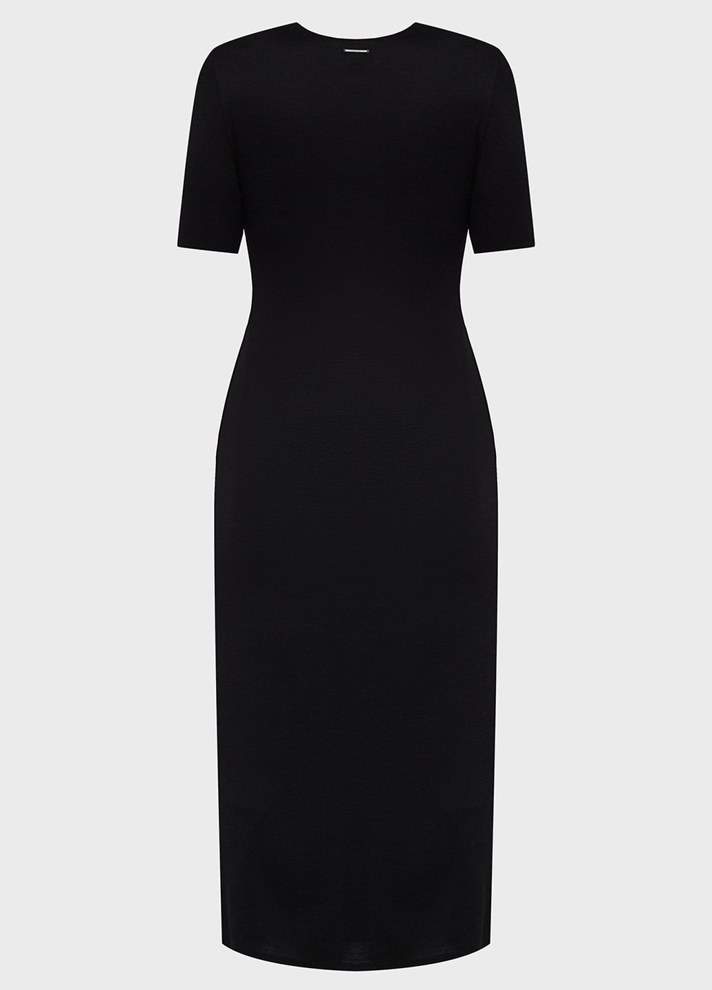 Черное кэжуал платье Calvin Klein однотонное