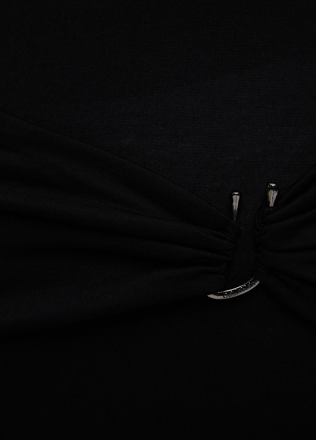 Черное кэжуал платье Calvin Klein однотонное