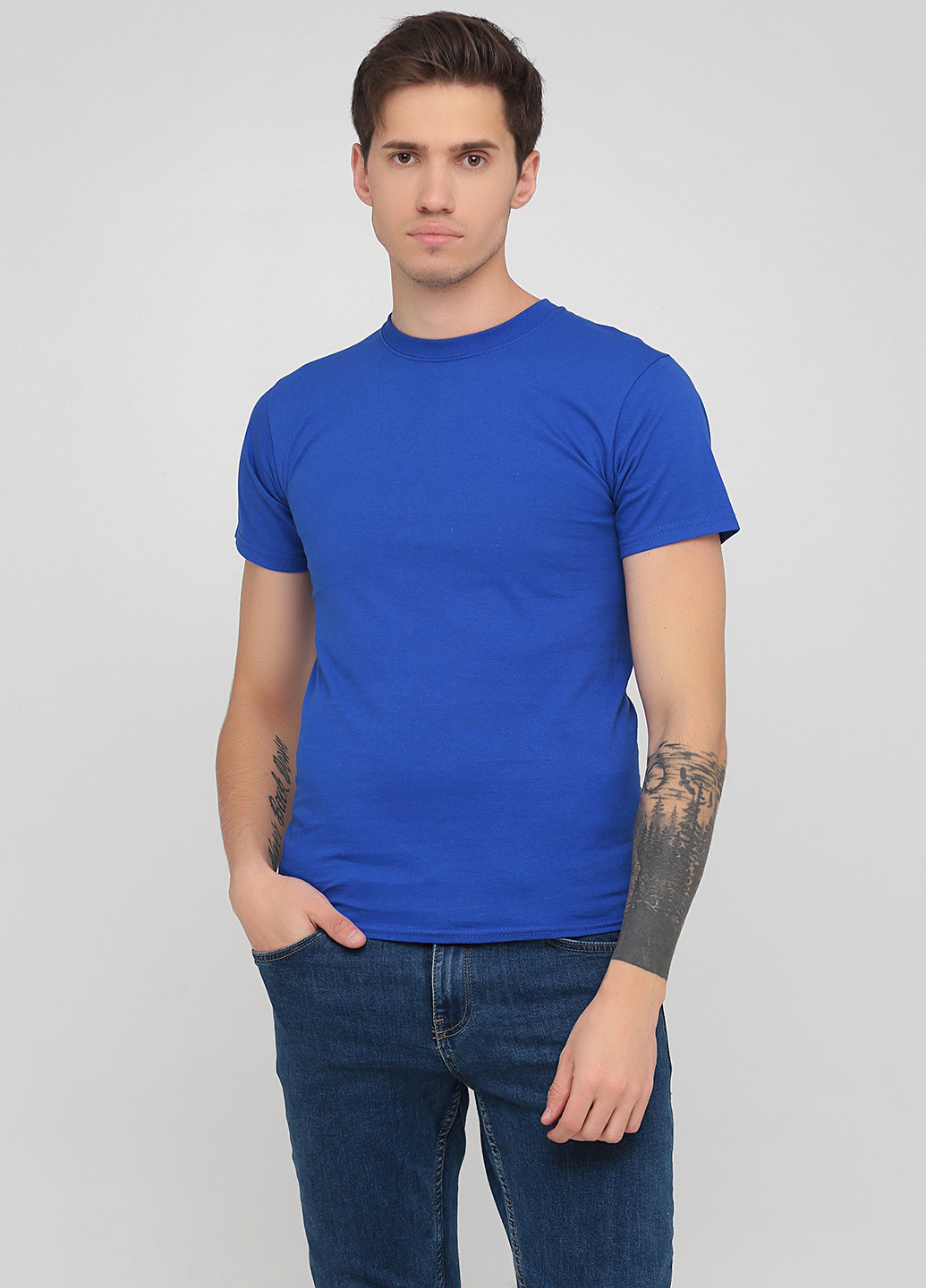 Синя футболка Hanes