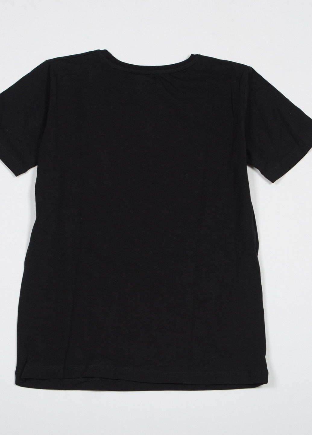 Черная летняя футболка TOM DU