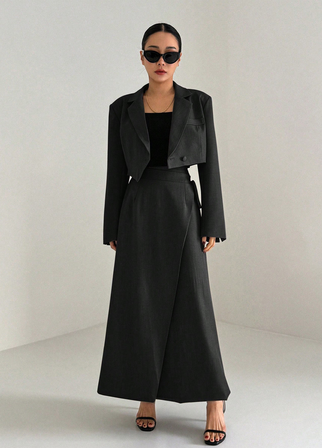 Костюм (жакет, юбка) SHEIN (339855123)