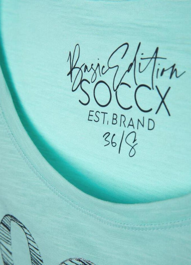 Бірюзова футболка Soccx