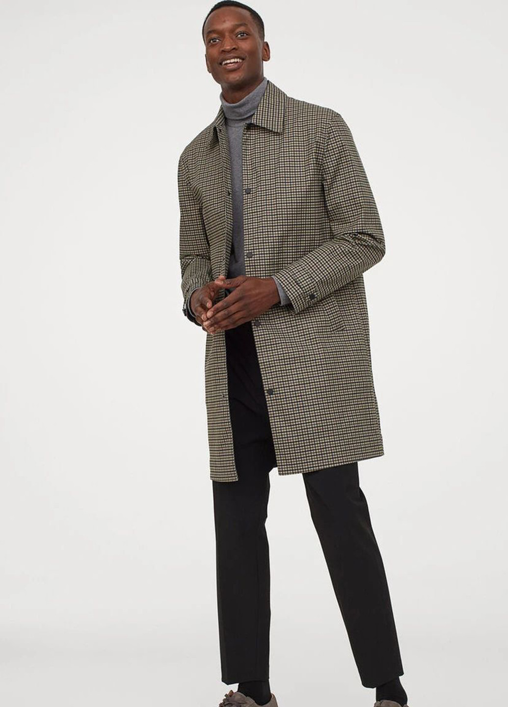 Плащ H&M на кнопках прямий (304283727)