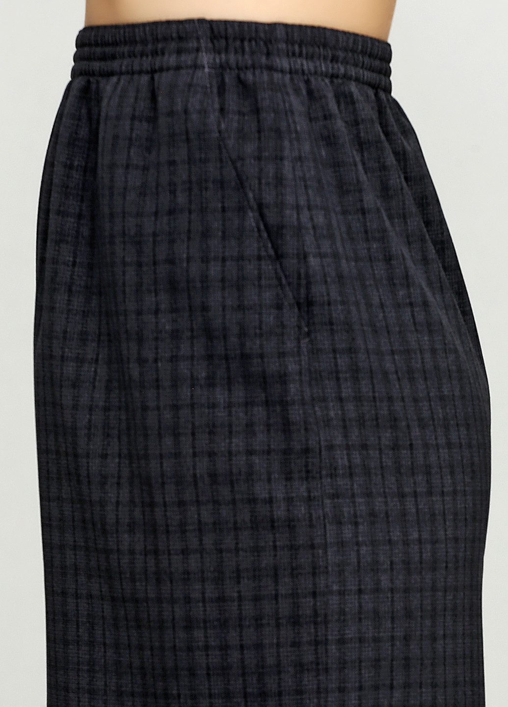 Темно-серая офисная меланж юбка BRANDTEX CLASSIC