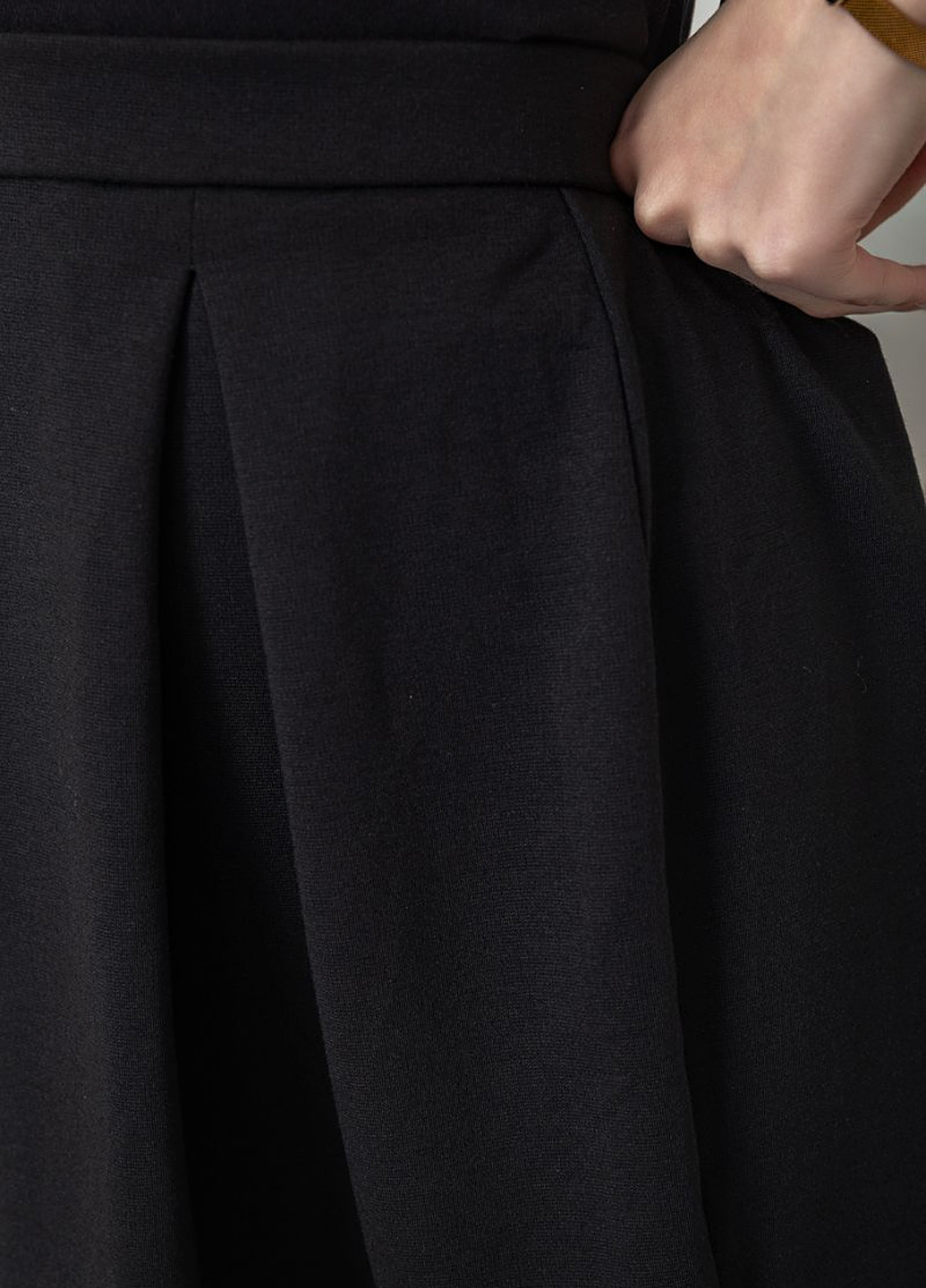 Черная кэжуал однотонная юбка Ager клешированная