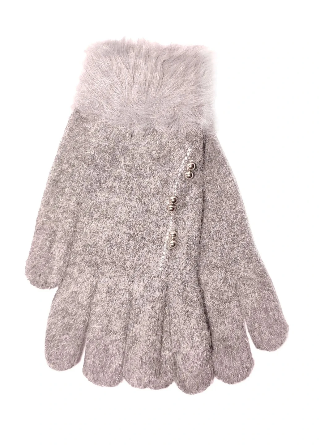 Женские перчатки из ангоры Корона (250377486)