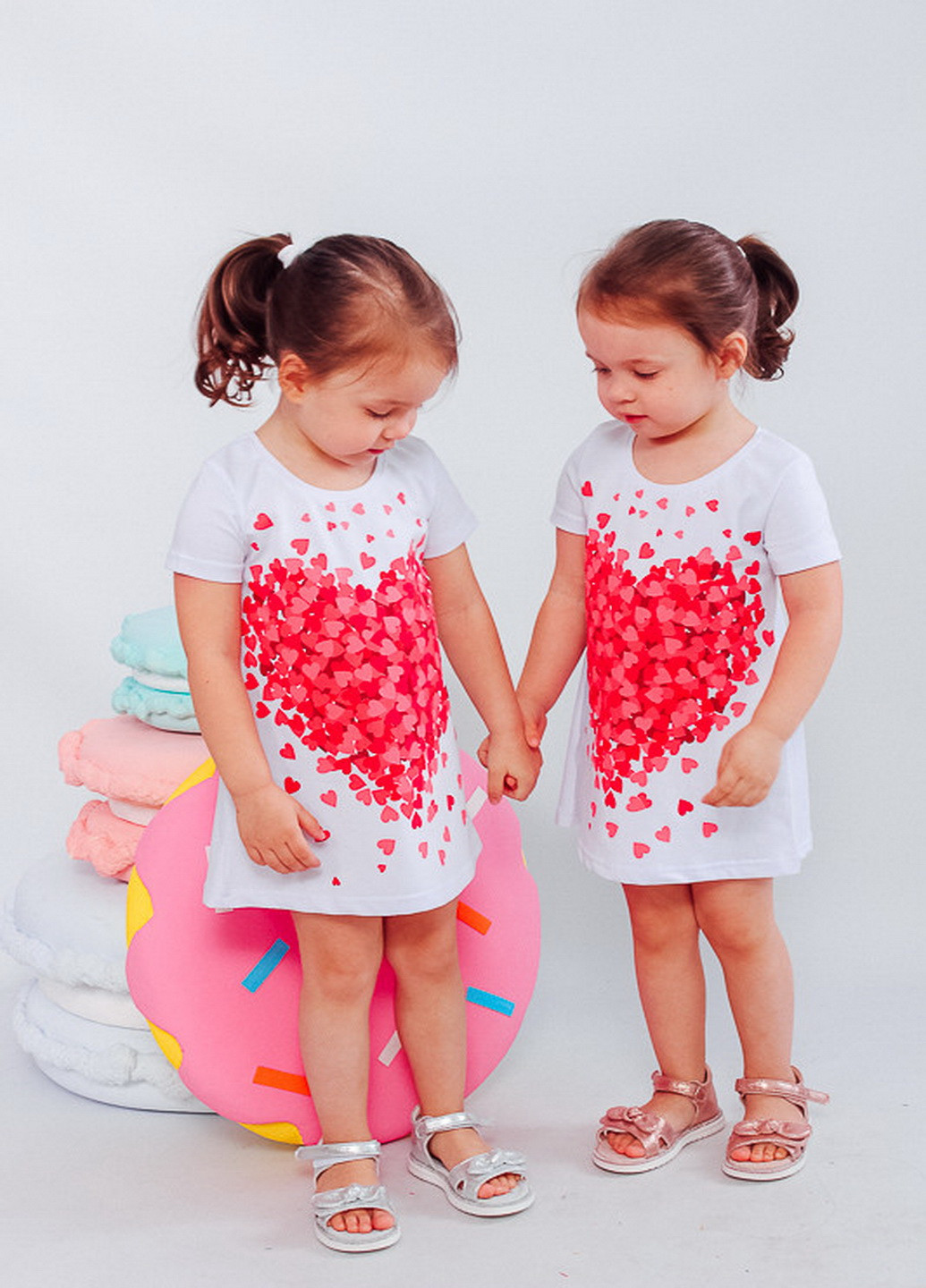 Комбінована плаття для дівчинки "love" KINDER MODE (211118345)