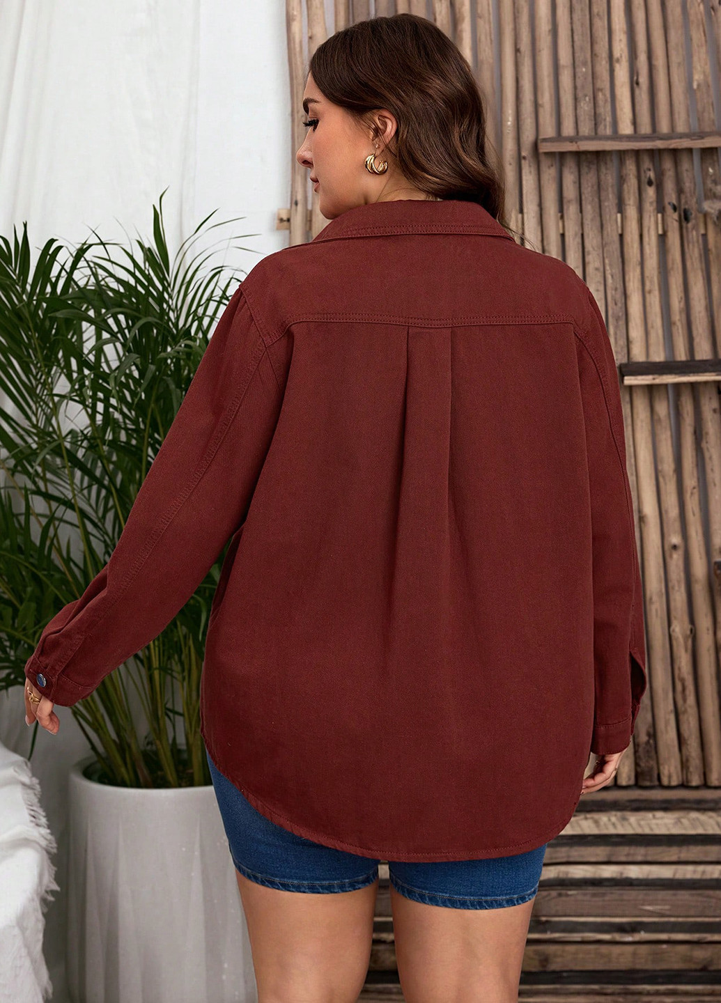 Куртка-рубашка SHEIN (367436160)