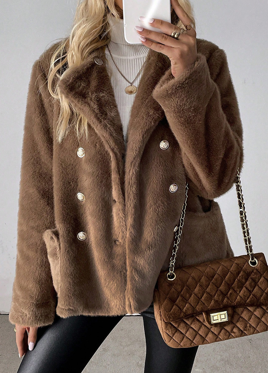 Полушубок SHEIN (342964821)