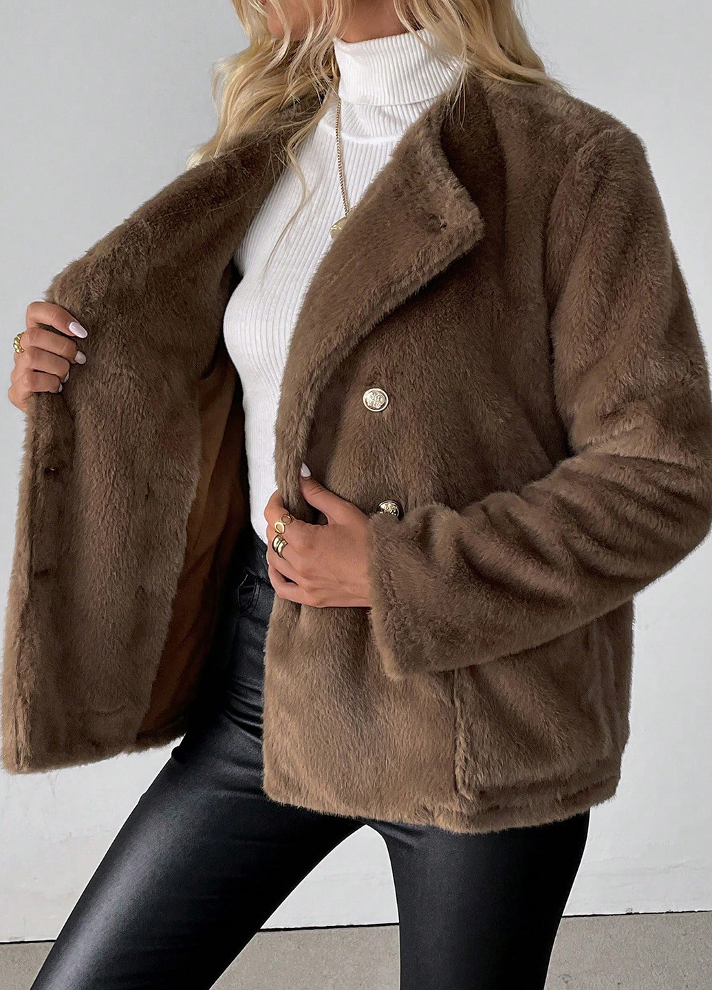 Полушубок SHEIN (342964821)