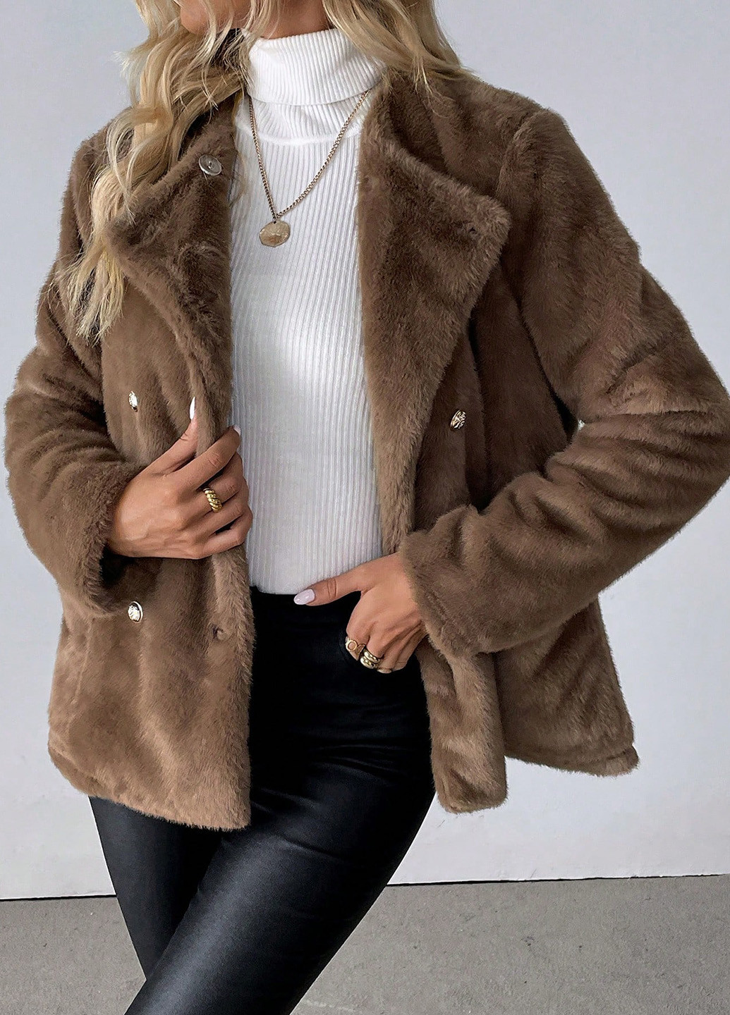 Полушубок SHEIN (342964821)