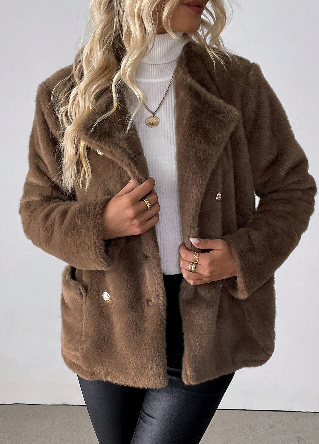 Полушубок SHEIN (342964821)