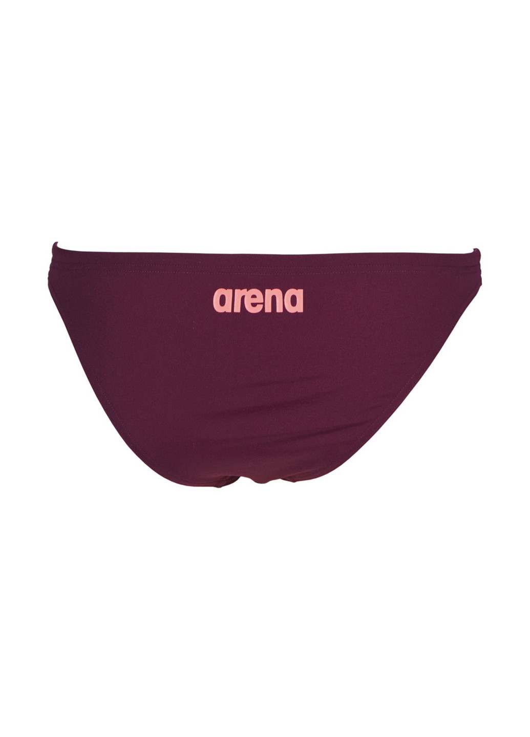 Бордовые купальные трусики с логотипом Arena