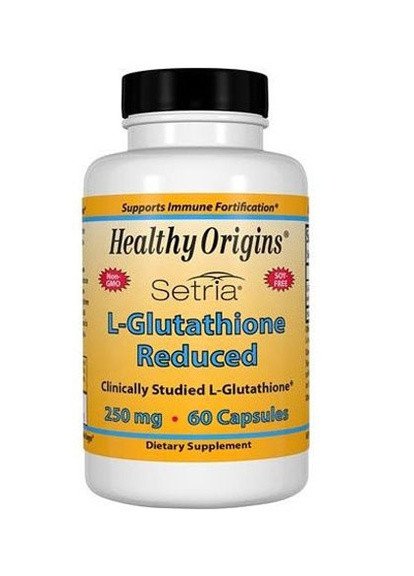 L-Glutathione Setria 250 mg 60 Veg Caps Healthy Origins (256379904)