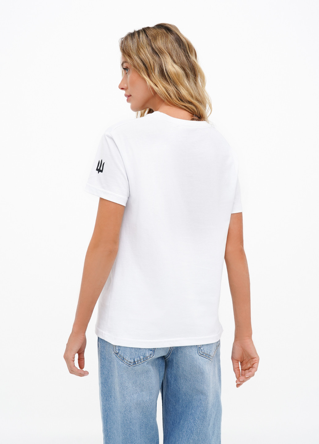 Біла літня жіноча футболка Kasta x ЄП