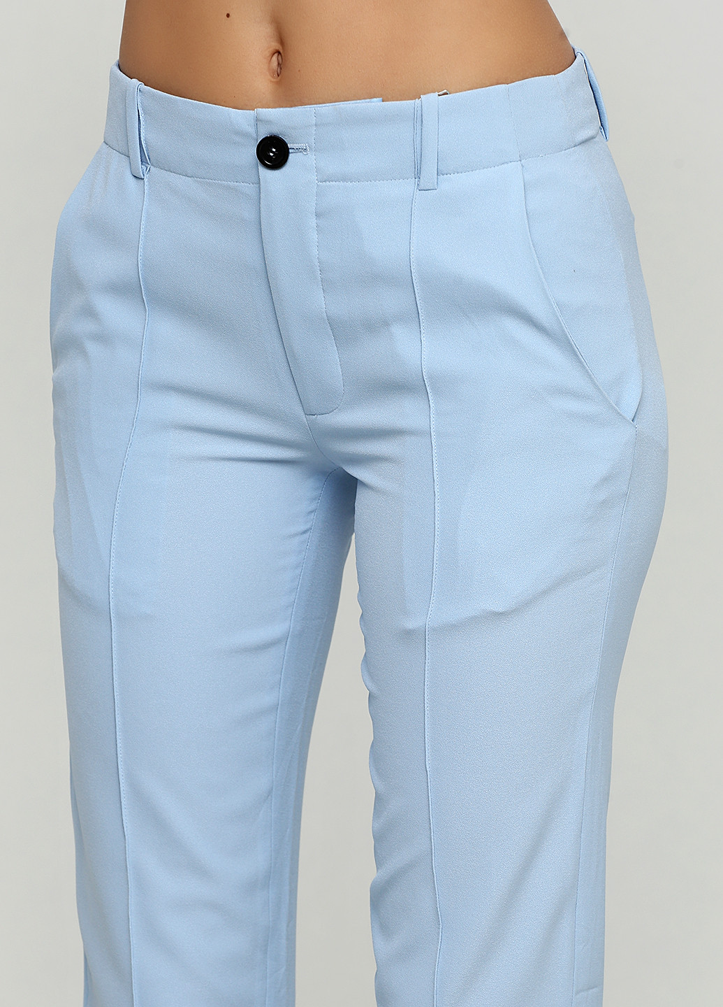 Голубые кэжуал демисезонные зауженные брюки Silvian Heach