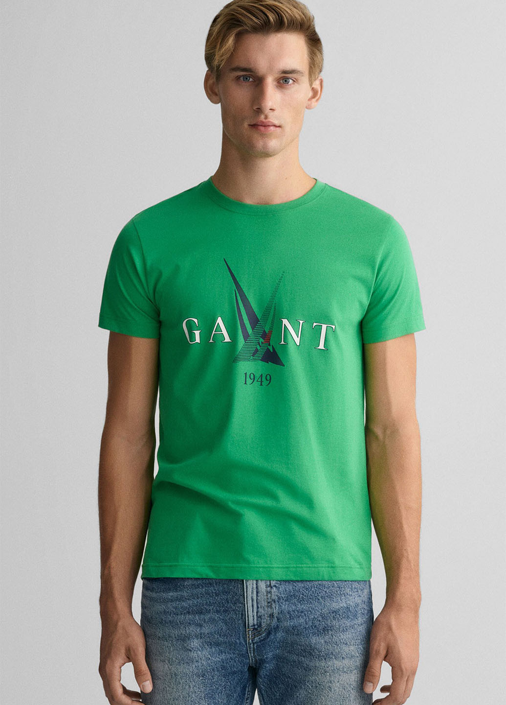 Зеленая футболка Gant