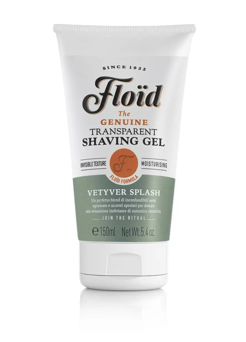 Прозорий гель для гоління Shaving Gel Vetyver Splash 150 мл Floid (255390186)