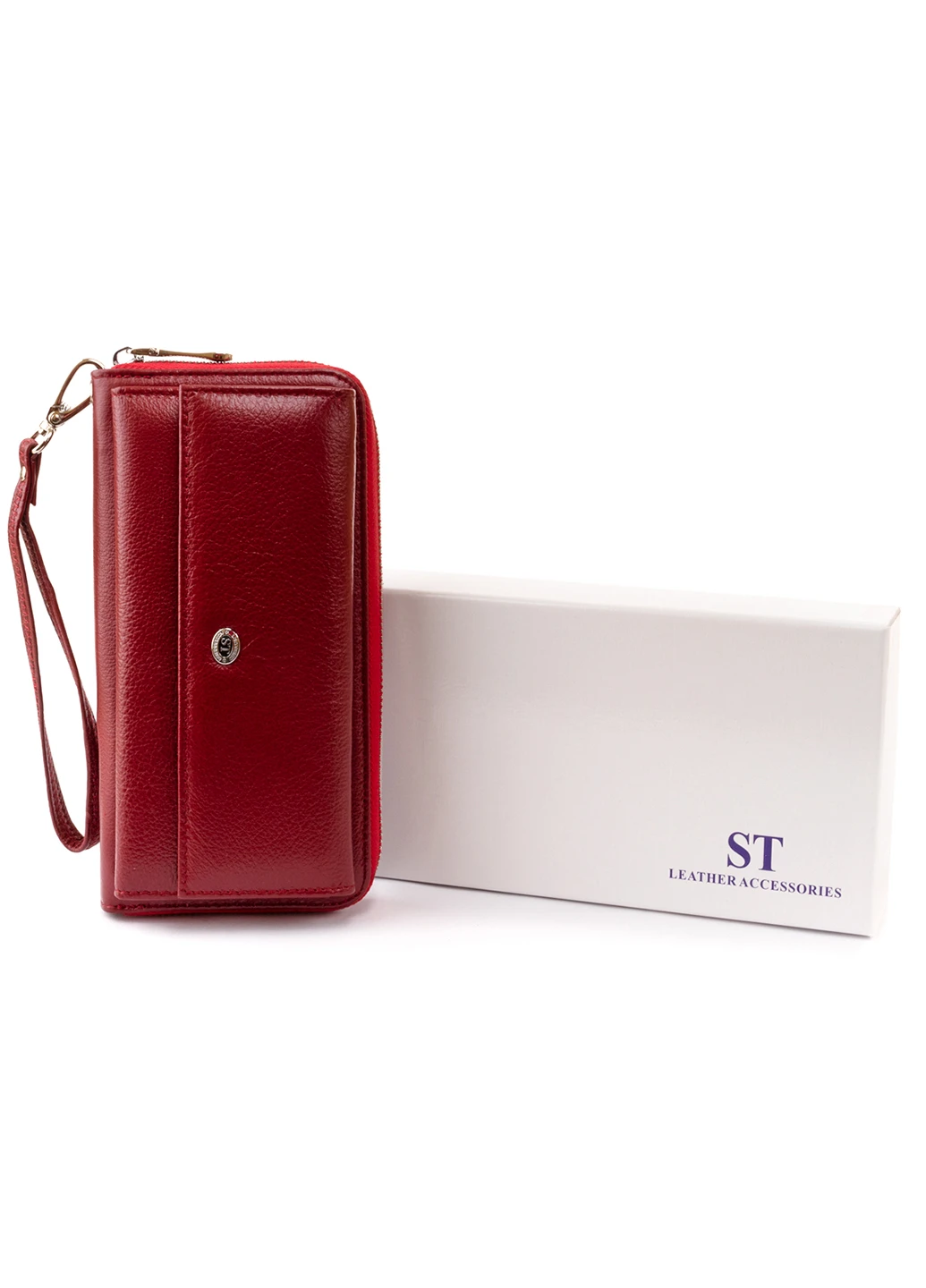 Жіночий шкіряний гаманець 20х10х2 см st leather (252129664)