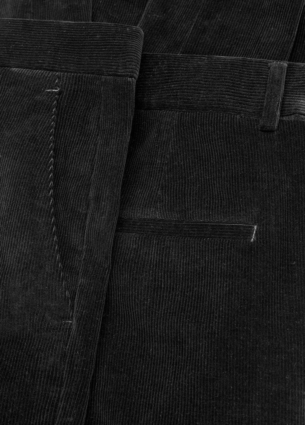 Черные кэжуал демисезонные прямые брюки Cos