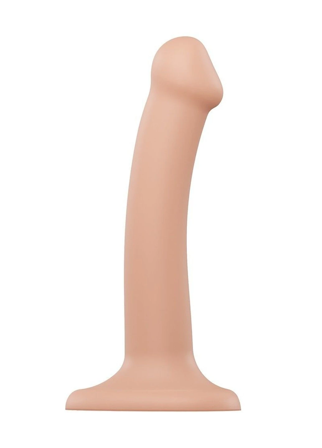Насадка для страпона Dual Density Dildo Flesh S, диаметр 2,7см, двухслойная, гибкая Strap-On-Me (256537843)