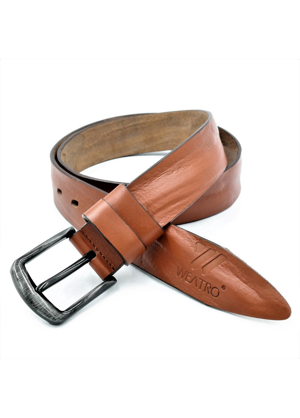 Шкіряний ремінь 115-120 см Weatro (253055873)