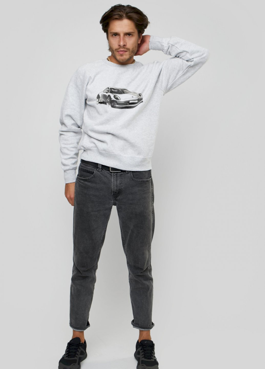 Сірий світшот YAPPI (198688785)