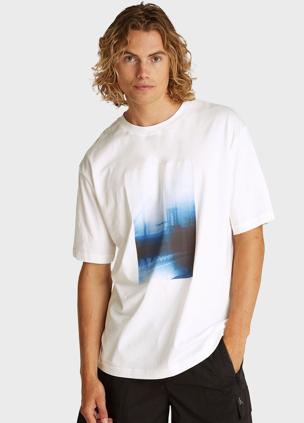 Біла футболка Calvin Klein Jeans