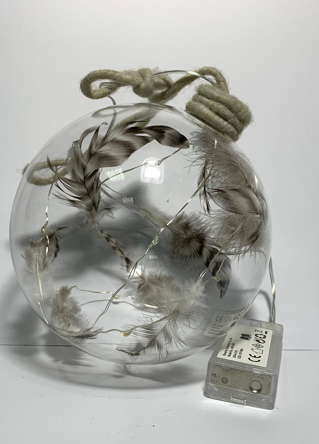 Куля з підсвічуванням, 15 см Glass Ball (201291323)
